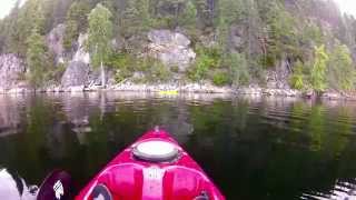 Kayak on Christina Lake, BC