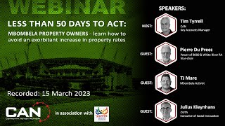 Webinar: Mbombela property owners - learn how to avoid an exorbitant increase in property rates