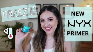 NEW NYX FREEZIE PRIMER/MOISTURIZER! [REVIEW] BEST COOLING PRIMER FOR THE SUMMER? #nyx #primer