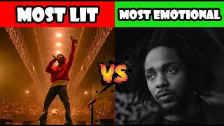 RAPPERS MOST LIT SONG VS RAPPERS MOST EMOTIONAL SONG🔥