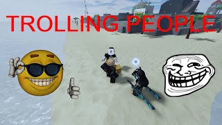 TROLLING People in Roblox Evade