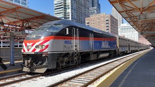 Metra 415 departing LaSalle St station Chicago, IL 04/13/24