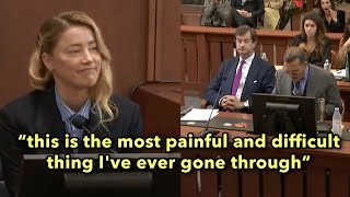 Amber Heard's first time on the stand | Worst acting ever