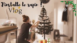 Vlog dimanche 22 octobre : J'installe le sapin !