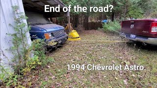 End of the road? 1994 Chevrolet Astro.