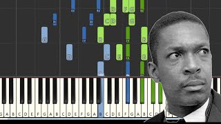 John Coltrane - Giant Steps [Synthesia] (Piano tutorial)