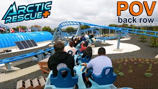 Arctic Rescue Back Row POV - SeaWorld San Diego - Intamin Straddle Coster