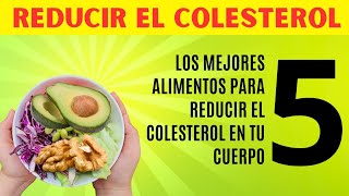 5 alimentos para reducir el COLESTEROL 🧆🥣🥑  #reducircolesterol #dieta #aguacate #nutricion