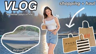 summer days in life VLOG (shopping, lake day, haul, grwm, & more)