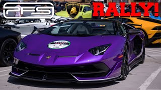 PFS GOES ON A LAMBORGHINI RALLY + FLAME SPITTING MURCIELAGO SV | PROTECTIVE FILM SOLUTIONS