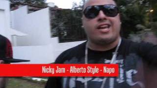 Nicky Jam - Alberto Stylee y Napoles en Medellin,Colombia