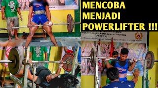 Saya mencoba menjadi powerlifting mengangkat beban 1 repetisi maksimal !!