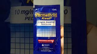 Permethrin kwell shampoo | shampoo para sa kuto | head lice shampoo | pantanggal ng kuto | #headlice