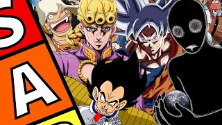 ANIME POWER LEVEL TIER LIST!! (Anime Tier List)