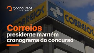 Correios: presidente mantém cronograma e confirma edital em setembro | Notícias de concurso #aovivo