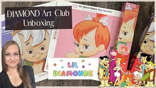 Diamond Art Club Lil’ Diamondz Pebbles Flinstone and Bamm Bamm Rubble || The Flintstones Diamond Art