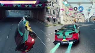 Asphalt 9. Game play. Club Race. split screen