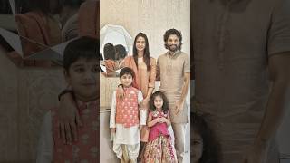 Allu Arjun with wife Sneha Reddy and kids #alluarjun #allu #alluarjunstatus #pushpa #ytshorts #reels