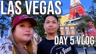 LAS VEGAS VLOG | Day 5 | Cosmopolitan | Bellagio| Rare Triple Lock It Link Bonus | Inn-N-Out | Slots