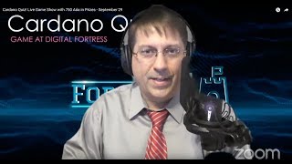 Cardano Quiz! Live Game Show with 750 Ada in Prizes - September 29