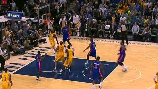 Lance Stephenson's Flashy Between the Legs Shovel Pass