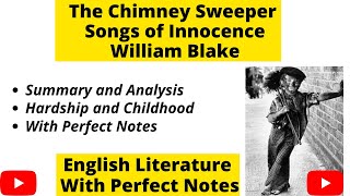 The Chimney Sweeper by William Blake summary in Hindi | Songs of Innocence | Thinking Literature