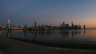 Chicago Sunrise - Lake Michigan Sunrise Chicago 4k