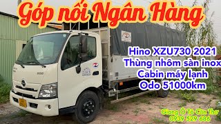 Xe Hino 5 tấn thùng bửng nhôm sàn inox