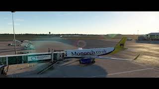 | Cork - Birmingham | Monarch Flight ZB28 | EICK - EGBB | Vatsim Full ATC |