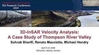 3D-InSAR Velocity Analysis: A Case Study of Thompson River Valley