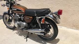 1976 Honda CB550 - Start, Idle, Walkaround