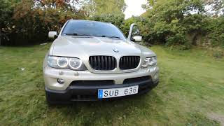 VLOG / BMW X5 E53 за 1250 Евро. Первый выезд. Подготовка перед дорогой в Латвию.  3 серия.