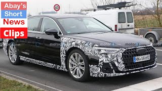 Abay's Short News clips: Audi A8 L 2022 facelift could be Maybach's rival