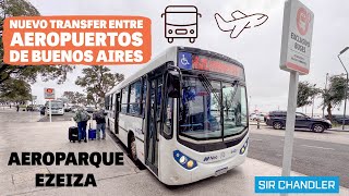 NUEVO SERVICIO ENTRE AEROPARQUE Y EZEIZA MÁS RÁPIDO 🚍🛫🇦🇷