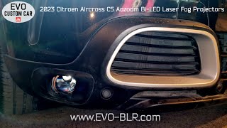 EVO Bangalore: 2023 Citroen Aircross C5 Aozoom Bi-LED Laser fog lamp projectors Beam Brightness 65W