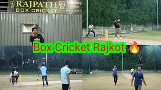 चलो आज बॉक्स क्रिकेट खेल 😎 | Box Cricket Rajkot | Rajpath Box Cricket Rajkot