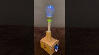 1 Simple Science project item made of cardboard Light Bulb #shorts