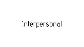 How to pronounce Interpersonal / Interpersonal pronunciation