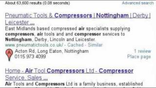 Pneumatic Tools and Compressors Ltd. - Nottingham, Derby, Lincoln, Leicester