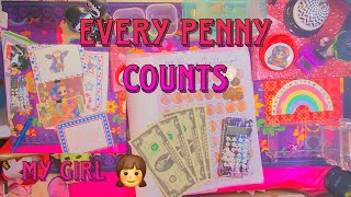 Saving Pennies to the Dollar|Patriotic Savings #budget #savings #daveramsey #Penny #patriotic