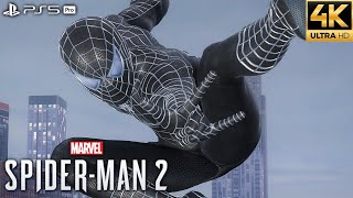 Marvel's Spider-Man 2 PS5 Pro - Raimi Black Suit Free Roam Gameplay (4K 60FPS)