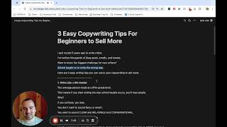 3 Easy Copywriting Tips For Beginners to Sell More