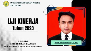 VIDEO UKIN [] PPG DALAM JABATAN ANGKATAN 2 TAHUN 2023 [] UNIVERSITAS SULTAN AGENG TIRTAYASA