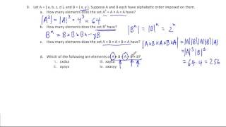 Set Theory Ex9