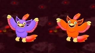 My Singing monsters tweedle all island sound and animation but with orange version #msm