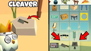 How to get new cleaver and satellite in chicken gun😱😱 ||102%✅||