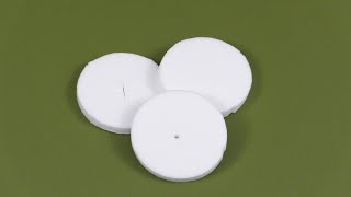 Round Sponge Set of 3 For Creating Sugar Flowers