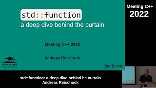 std::function: a deep dive behind the curtain - Andreas Reischuck - Meeting C++ 2022