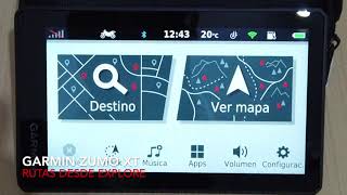 Ecosistema Garmin Zumo XT, Garmin Explore y Garmin Drive