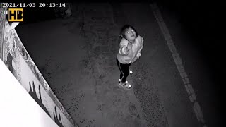 Little Girl Caught on Camera. Really Creepy. No Idea What's Going on #Scary #Creepy #Spooky